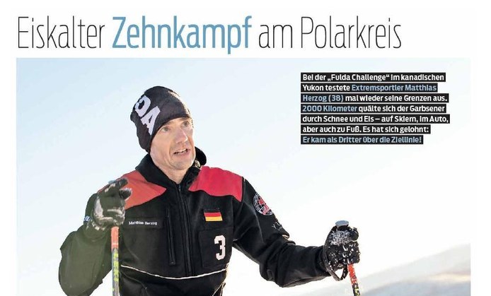 Neue Presse: Eiskalter Zehnkampf am Polarkreis